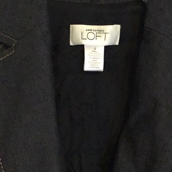 Ann Taylor LOFT dark Jean Jacket - Picture 2 of 7